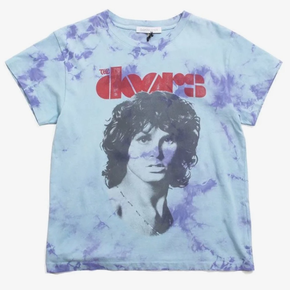 NWT Daydreamer Doors Strange Days Tour Tee Cloud Wash Women's sz. XS
